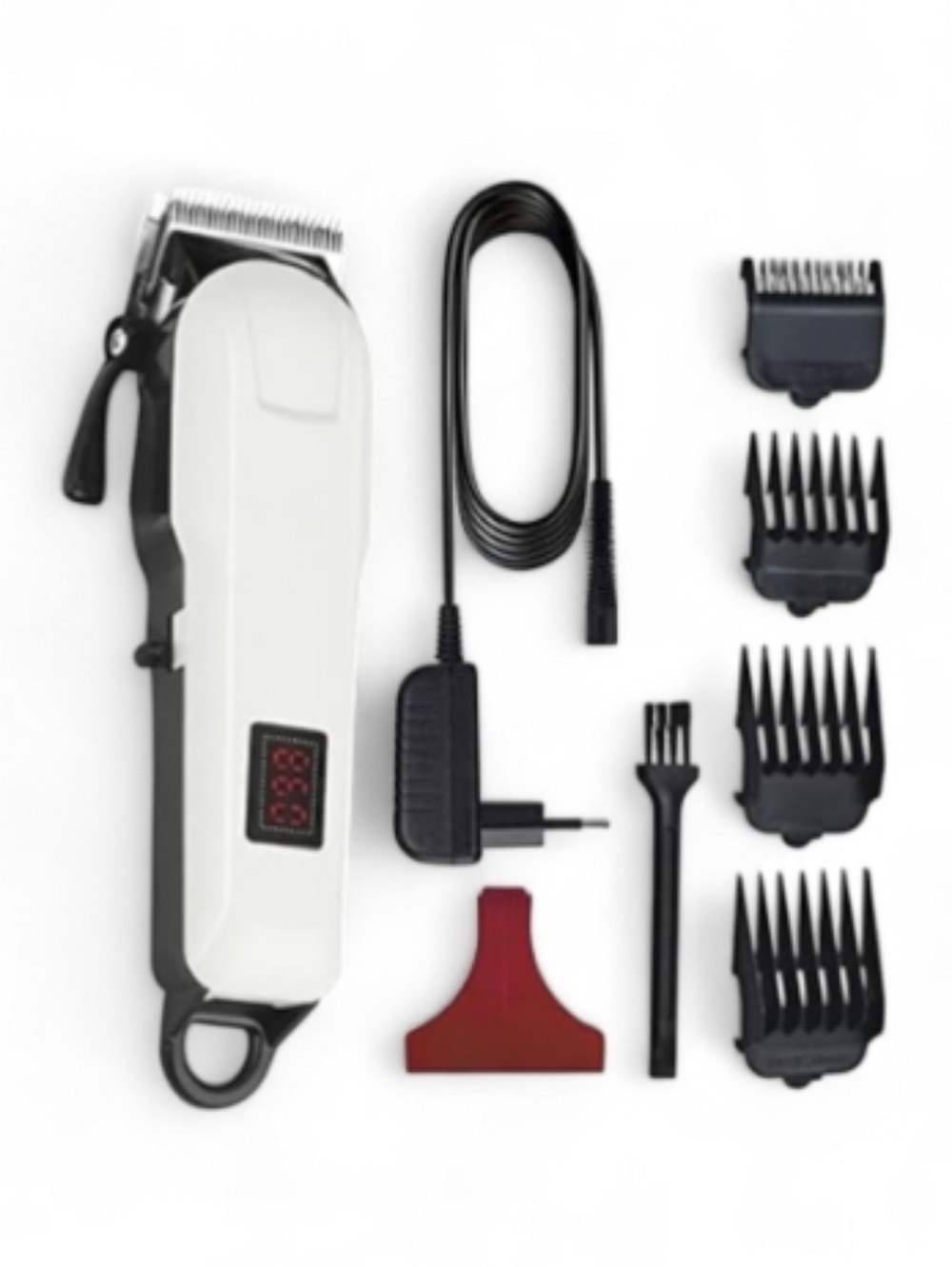 🆕 NEW Professional Cordless Hair Clipper Kit - LCD Display - NIB